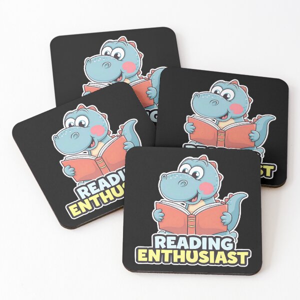 Item preview, Reading Dinosaur Book Lover Reading Enthusiast for Book Readers designed and sold by KLArtzStore.