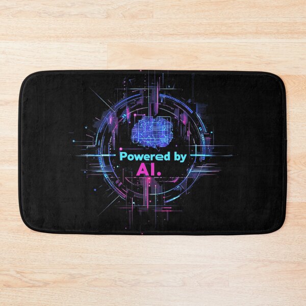 Item preview, Powered by AI – Futuristic Tech Glitch T-Shirt designed and sold by Uniquely4You2.