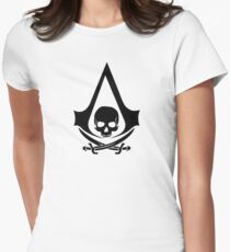 Assassins Creed 2 Black Women's Fitted T-Shirt
