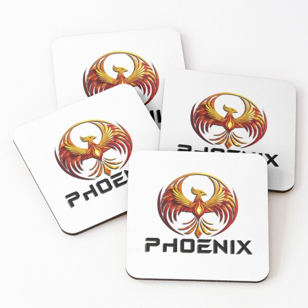 Item preview, A logo for Phoenix that features a red and gold bird designed and sold by PWDigitalArt.