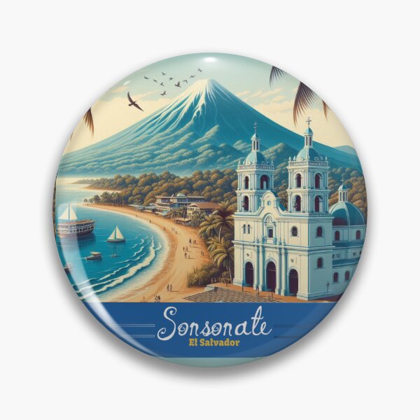 Item preview,  Wall  Art El Salvador | Sonsonate Travel Vintage Poster designed and sold by kestrada2906.