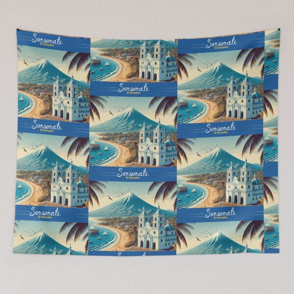 Item preview,  Wall  Art El Salvador | Sonsonate Travel Vintage Poster designed and sold by kestrada2906.