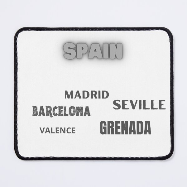 Artikelvorschau, Spanien – Madrid, Sevilla, Barcelona, Granada, Valencia – 5 größte Städte entworfen und verkauft von citmgpod.