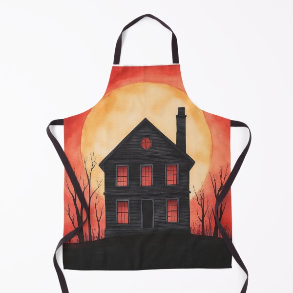 Item preview, Spooky Haunted House Under Red Moon designed and sold by WPCreator.