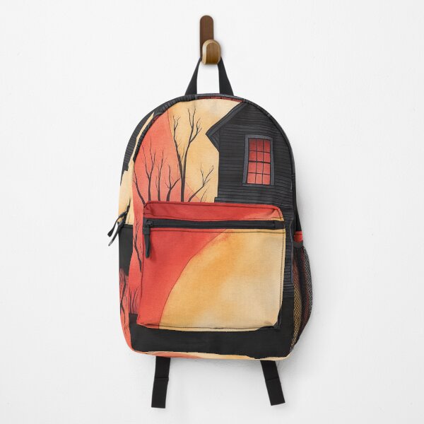 Item preview, Spooky Haunted House Under Red Moon designed and sold by WPCreator.