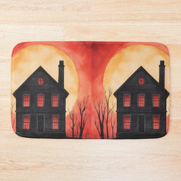 Item preview, Spooky Haunted House Under Red Moon designed and sold by WPCreator.