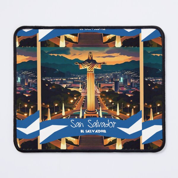 Item preview, Wall  Art El Salvador | San Salvador Travel Vintage Poster designed and sold by kestrada2906.