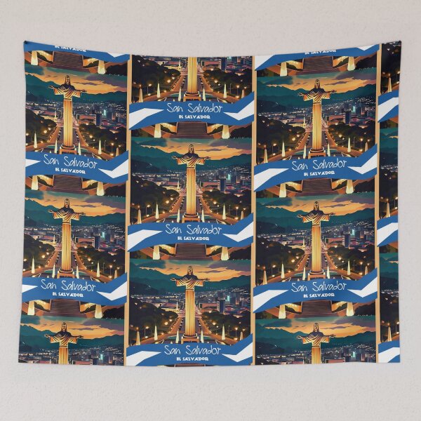 Item preview, Wall  Art El Salvador | San Salvador Travel Vintage Poster designed and sold by kestrada2906.