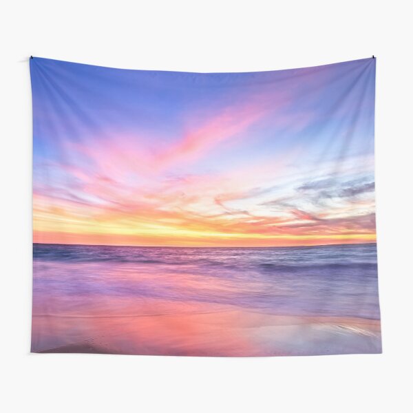 Aussie Sunset Claytons Beach Mindarie Tapestry