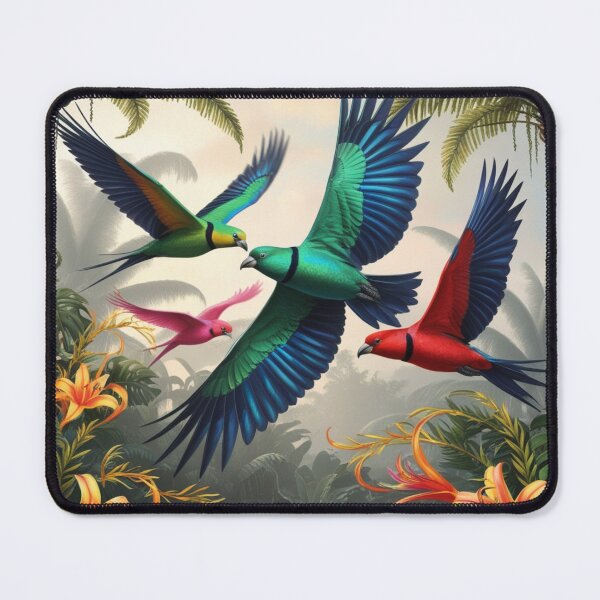 Item preview, Four Birds in the Forest designed and sold by laguitan10.