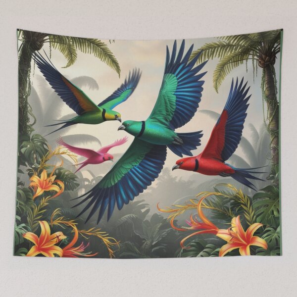 Item preview, Four Birds in the Forest designed and sold by laguitan10.