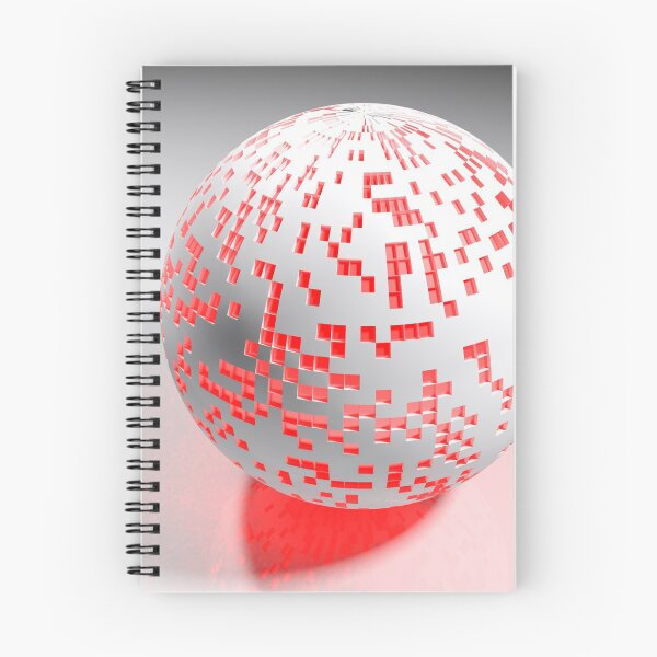 Item preview, White sphere with red lighted spots - 3D rendering designed and sold by carlotoffolo.