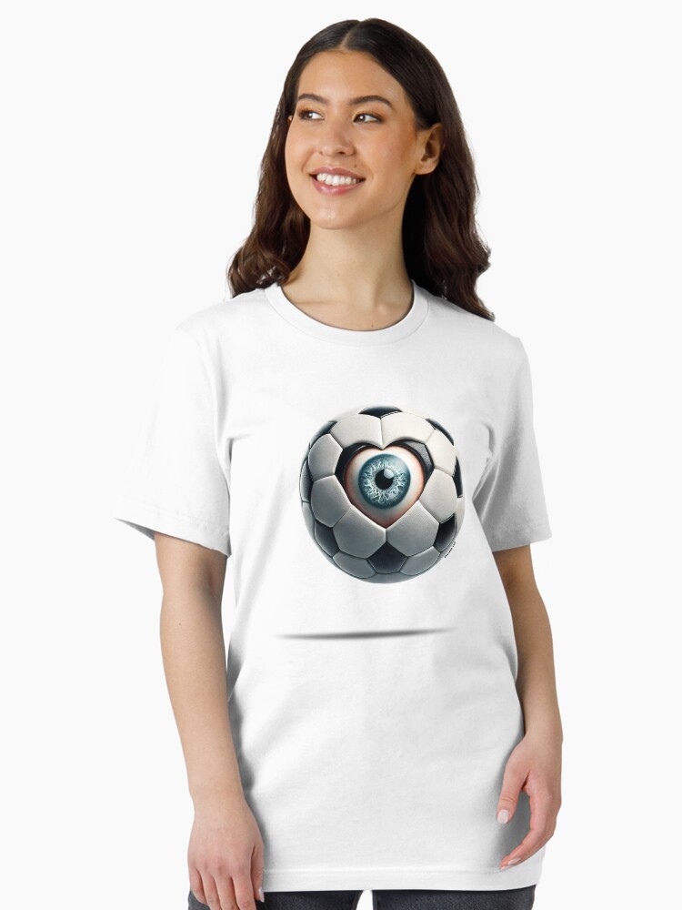 Thumbnail 1 of 7, Essential T-Shirt, Eye Love Soccer designed and sold by zeeteezofficial.