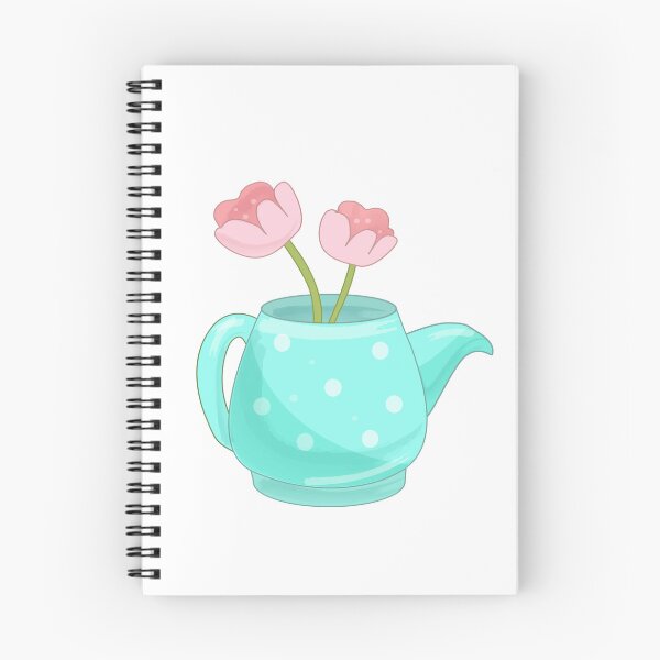 Item preview,  Flowers in kettle, tulip, nature, botanical, cute planner sticker designed and sold by NatalkaP.