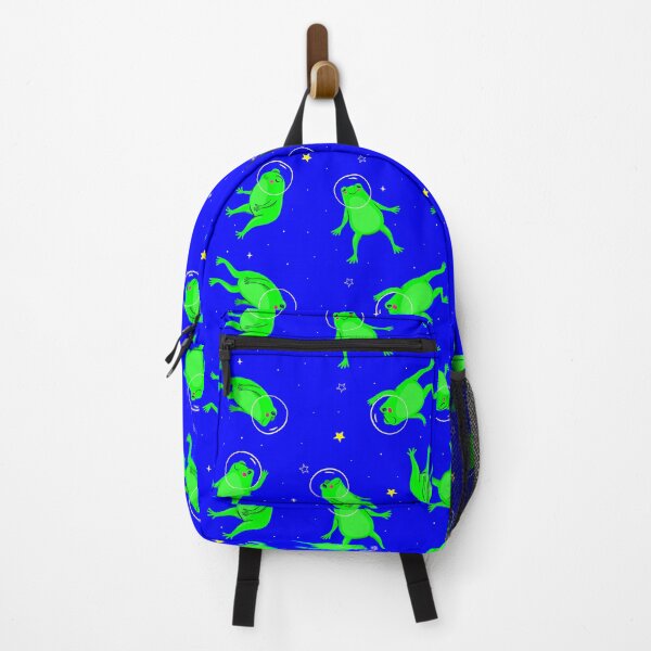 Item preview, funny astronaut frogs space blue designed and sold by Gossip Rag.