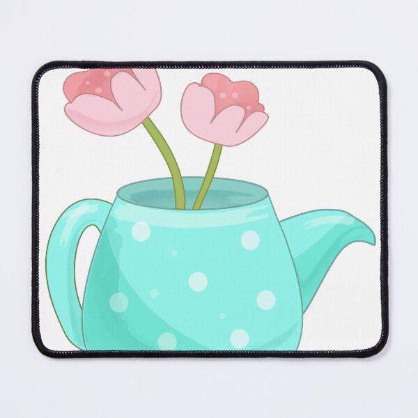 Item preview,  Flowers in kettle, tulip, nature, botanical, cute planner sticker designed and sold by NatalkaP.