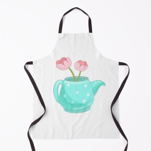Item preview, Flowers in kettle, tulip, nature, botanical, cute planner sticker designed and sold by NatalkaP.