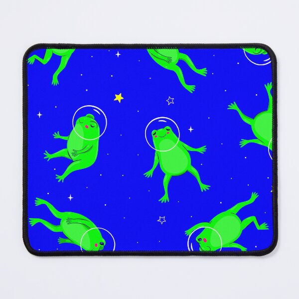 Item preview, funny astronaut frogs space blue designed and sold by Gossip Rag.