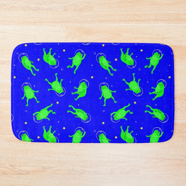 Item preview, funny astronaut frogs space blue designed and sold by Gossip Rag.
