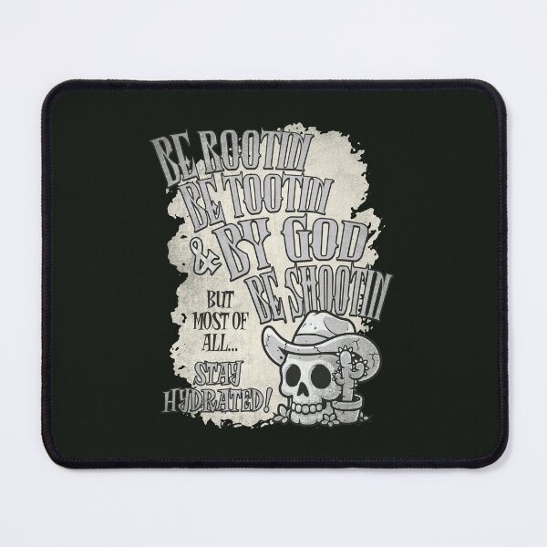 Item preview, Cowboy Advice: Stay Hydrated, Ya' Rootin Tootin Skull! - NightWolfLatte designed and sold by ORuaircDesigns.