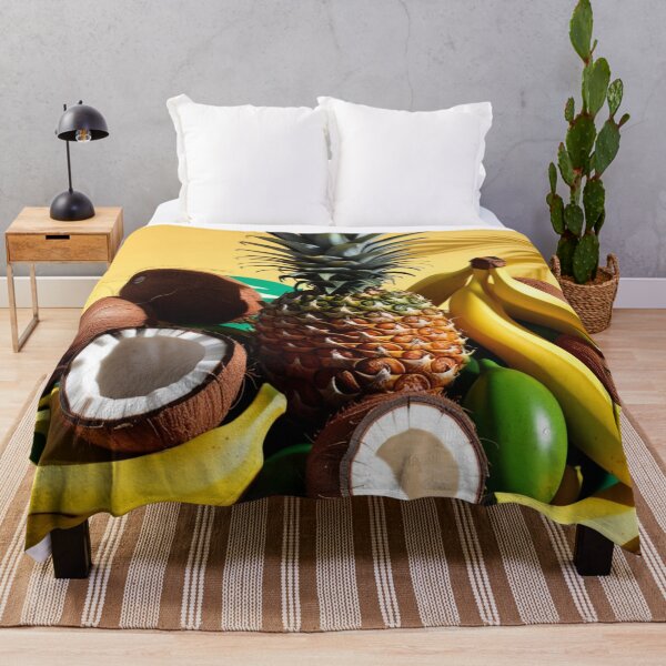 Item preview, Tropical Food Basket with Coconuts designed and sold by laguitan10.