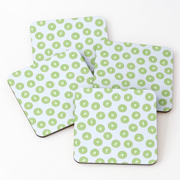 Item preview, Kiwifruit Pattern Light Blue Background designed and sold by Piwakawaka-CA.