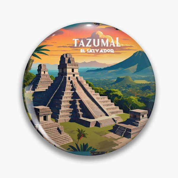 Item preview, Wall  Art El Salvador | Tazumal Travel Vintage Poster designed and sold by kestrada2906.