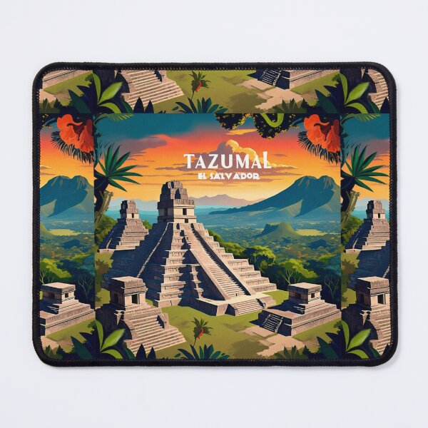 Item preview, Wall Art El Salvador | Tazumal Travel Vintage Poster designed and sold by kestrada2906.