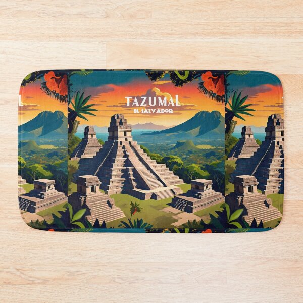 Item preview, Wall  Art El Salvador | Tazumal Travel Vintage Poster designed and sold by kestrada2906.