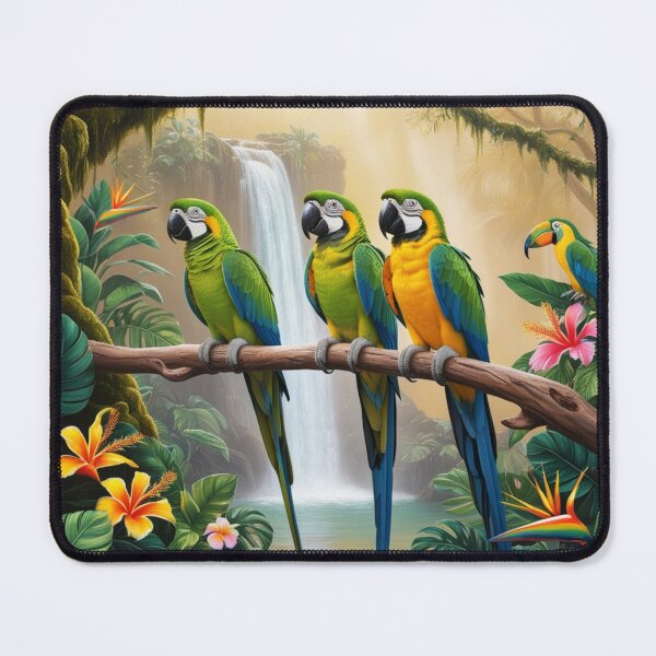 Item preview, Four Parrots in a Forest designed and sold by laguitan10.