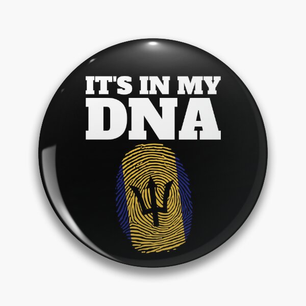 Artikelvorschau, It's IN My DNA Barbados Flag Fingerprint Bajan Barbados Gear entworfen und verkauft von DynamicDesign.
