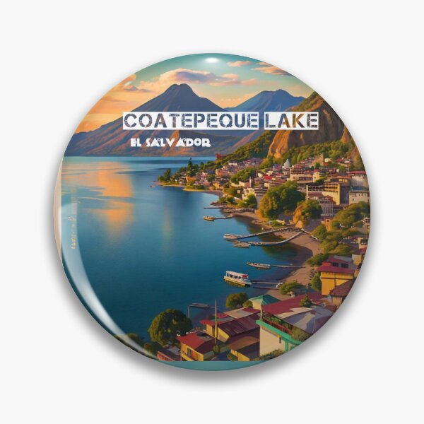 Item preview, Wall  Art El Salvador | Coatepeque Lake Travel Vintage Poster designed and sold by kestrada2906.