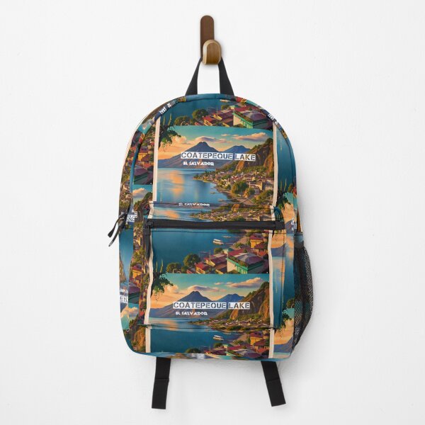 Item preview, Wall Art El Salvador | Coatepeque Lake Travel Vintage Poster designed and sold by kestrada2906.