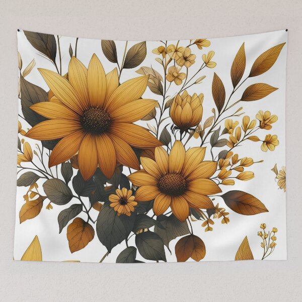 Artikelvorschau, Herbstblumen entworfen und verkauft von GraphicsClub.