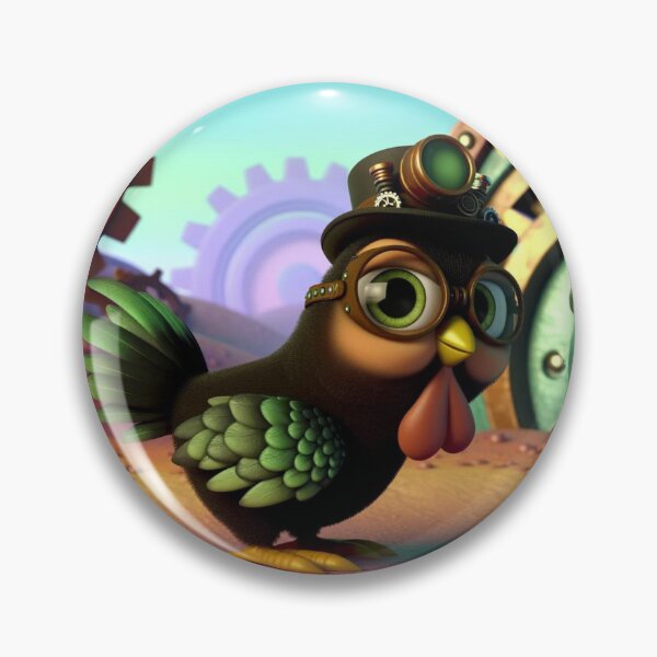 Item preview, Steampunk Australorp Chicken designed and sold by Sillytoe.
