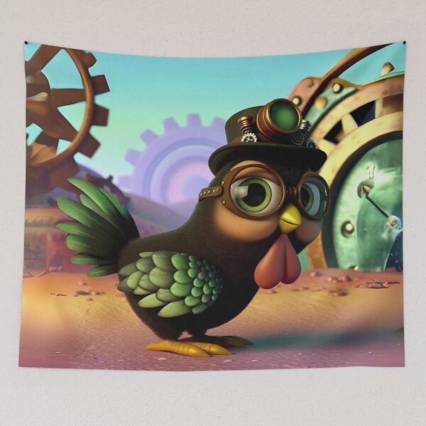 Item preview, Steampunk Australorp Chicken designed and sold by Sillytoe.