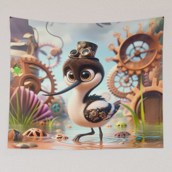 Item preview, Steampunk Avocet designed and sold by Sillytoe.