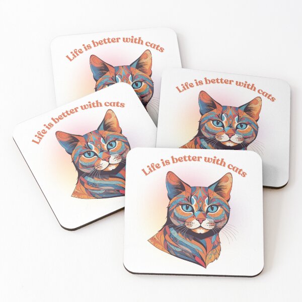 Item preview, Cat slave - Life is better with cats designed and sold by mamacub.
