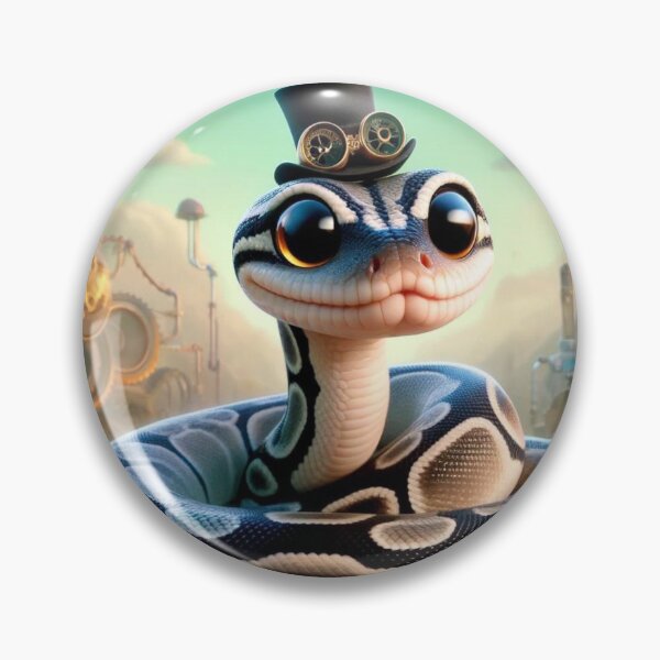 Artikelvorschau, Steampunk Axanthic Königspython entworfen und verkauft von Sillytoe.
