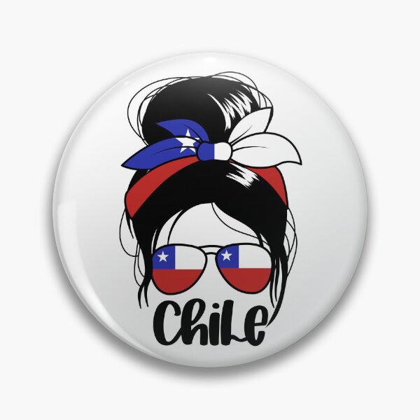 Item preview, Chile Messy Bun Patriotic Chilean Proud Women's Chile Gear designed and sold by DynamicDesign.
