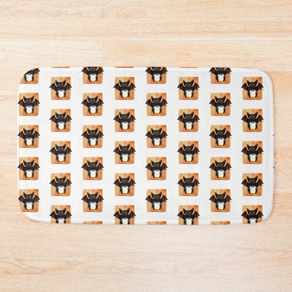 Item preview, Adorable Bat Holding a Coffee Mug designed and sold by WPCreator.