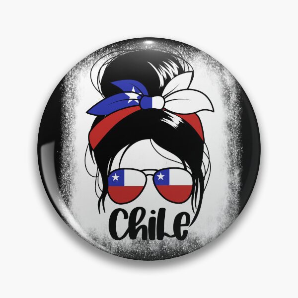 Item preview, Chile Messy Bun Patriotic Chilean Proud Women's Chile Gear designed and sold by DynamicDesign.