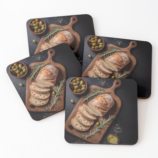 Item preview, Still life with bread, olives and rosemary designed and sold by andreisky.