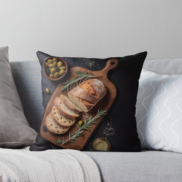 Item preview, Still life with bread, olives and rosemary designed and sold by andreisky.