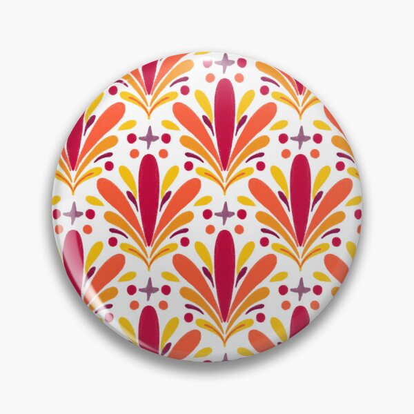 Item preview, Sparkling fireworks flourishes - red and orange designed and sold by Home Cyn Home.
