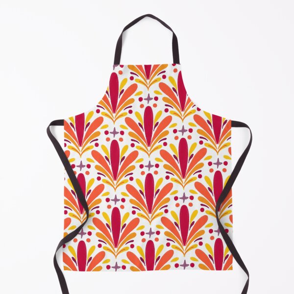 Item preview, Sparkling fireworks flourishes - red and orange designed and sold by Home Cyn Home.