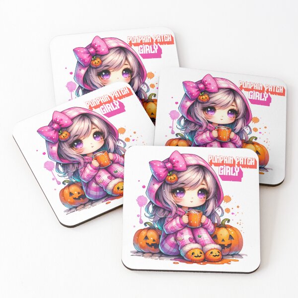 Item preview, Cute cozy girl, drinking pumpkin spice hot chocolate stickers and more designed and sold by CRandRRstickers.