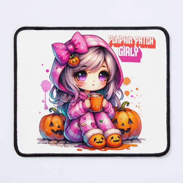 Item preview, Cute cozy girl, drinking pumpkin spice hot chocolate stickers and more designed and sold by CRandRRstickers.