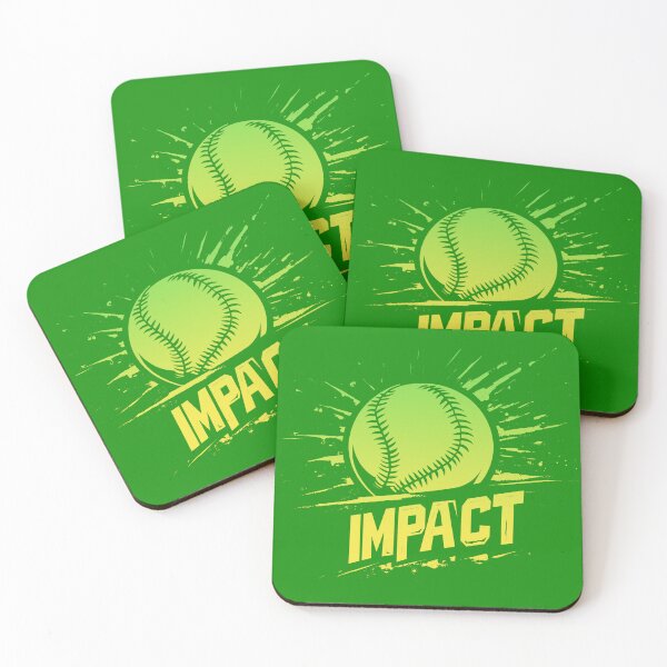 Artikelvorschau, Baseball-T-Shirt „Impact“ entworfen und verkauft von Zen Lael.