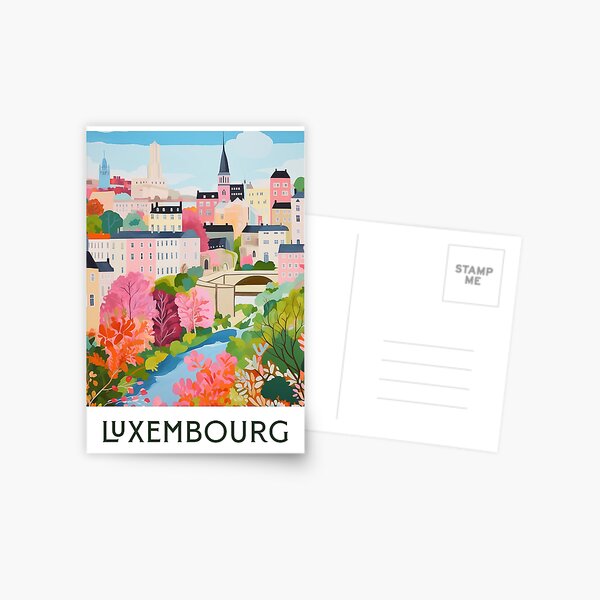 Item preview, Luxembourg Travel Poster designed and sold by ArtHausPrint.